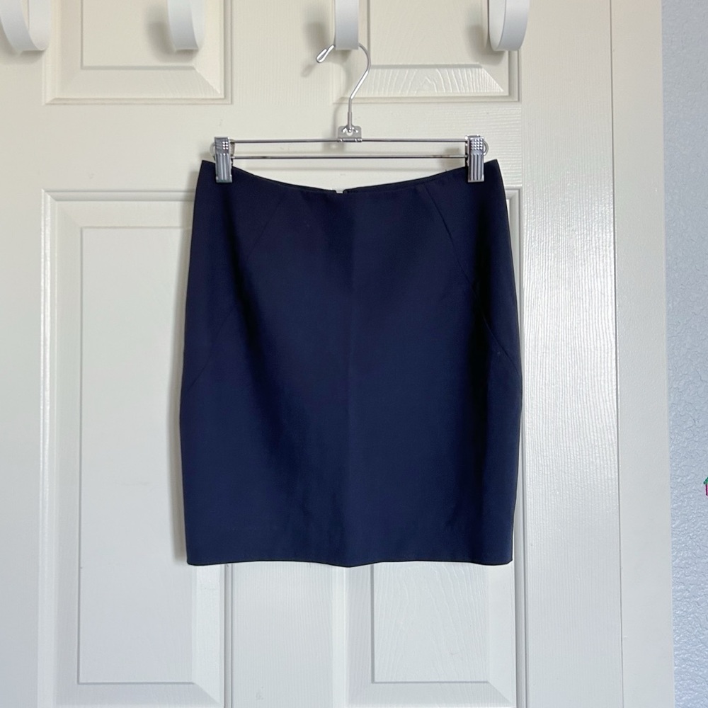 Theory Navy Mini Skirt